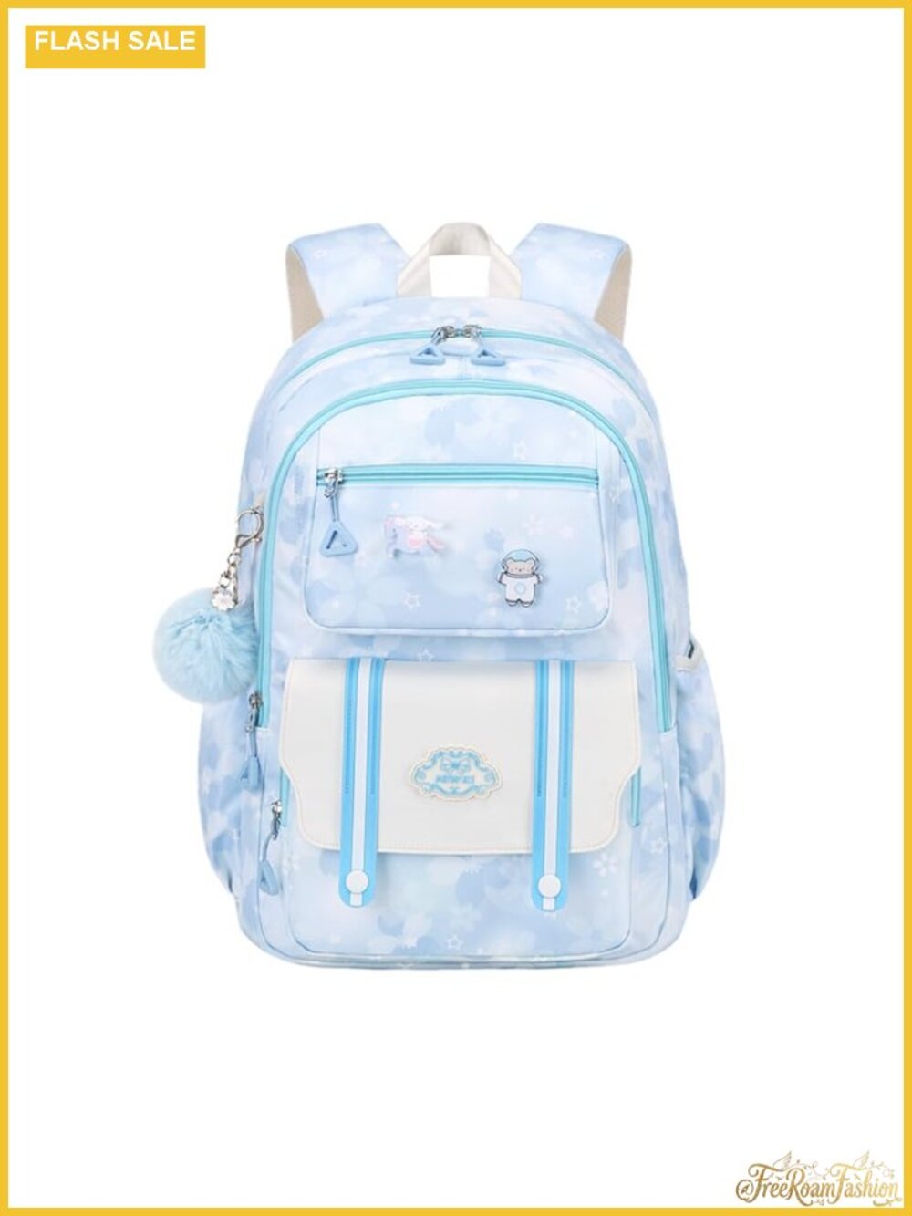 Kids Backpack for Girl Cute Kawaii Lightweight Anti-theft School Bag with